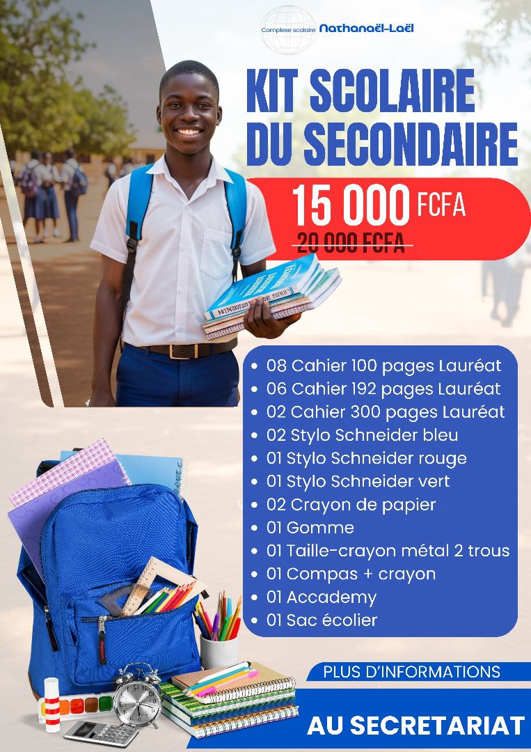 Kit Scolaire du Secondaire